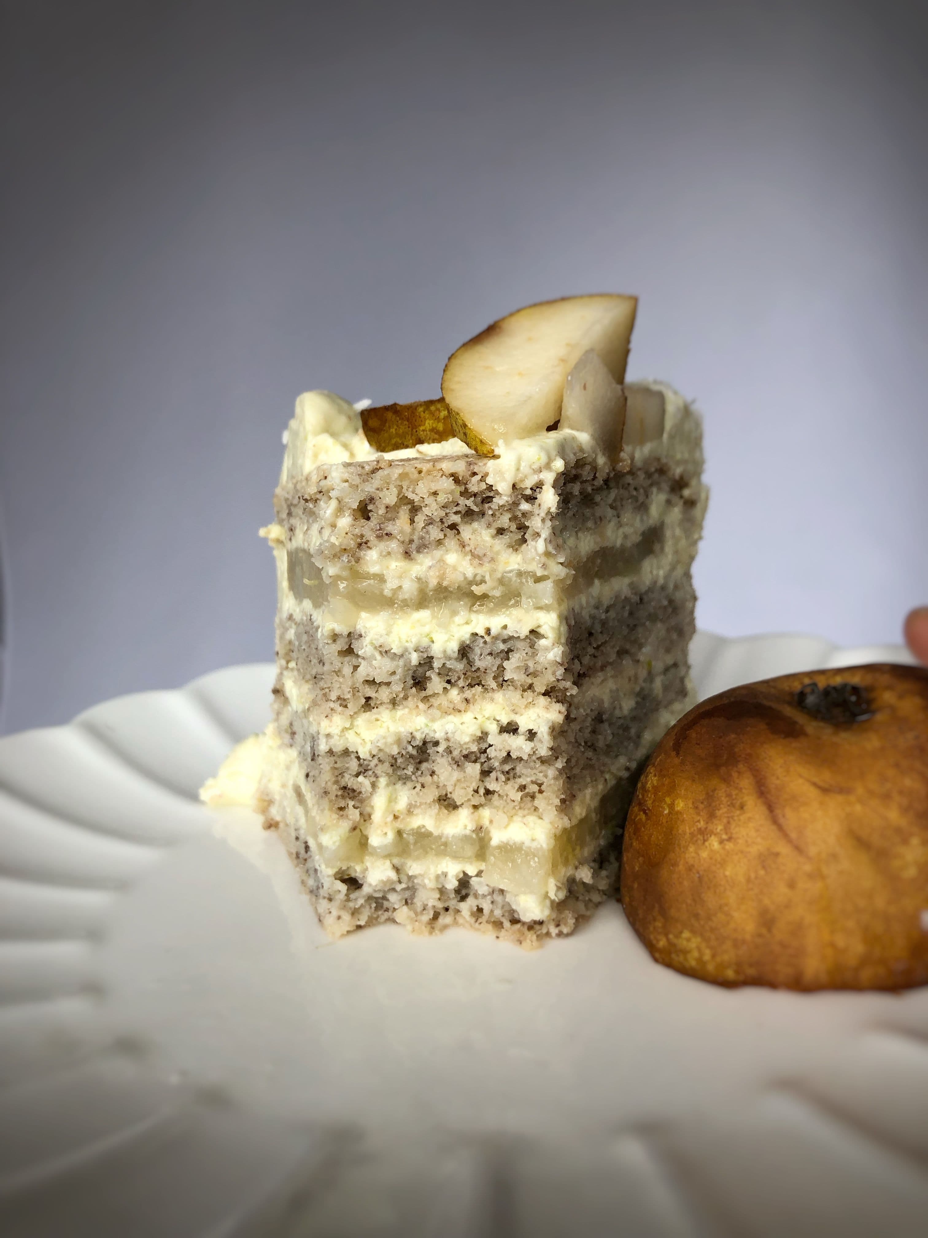 Pear and Pistachio Cake