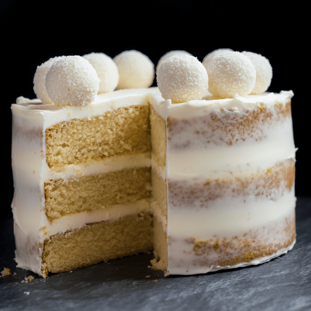 Coconut Cake with Vanilla Buttercream