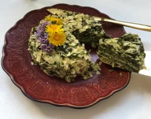 Spinach Cake "Forest Moss"