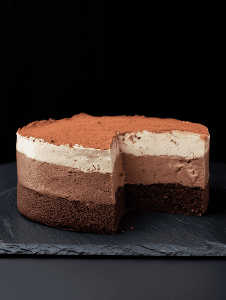 Three-Chocolate Cake