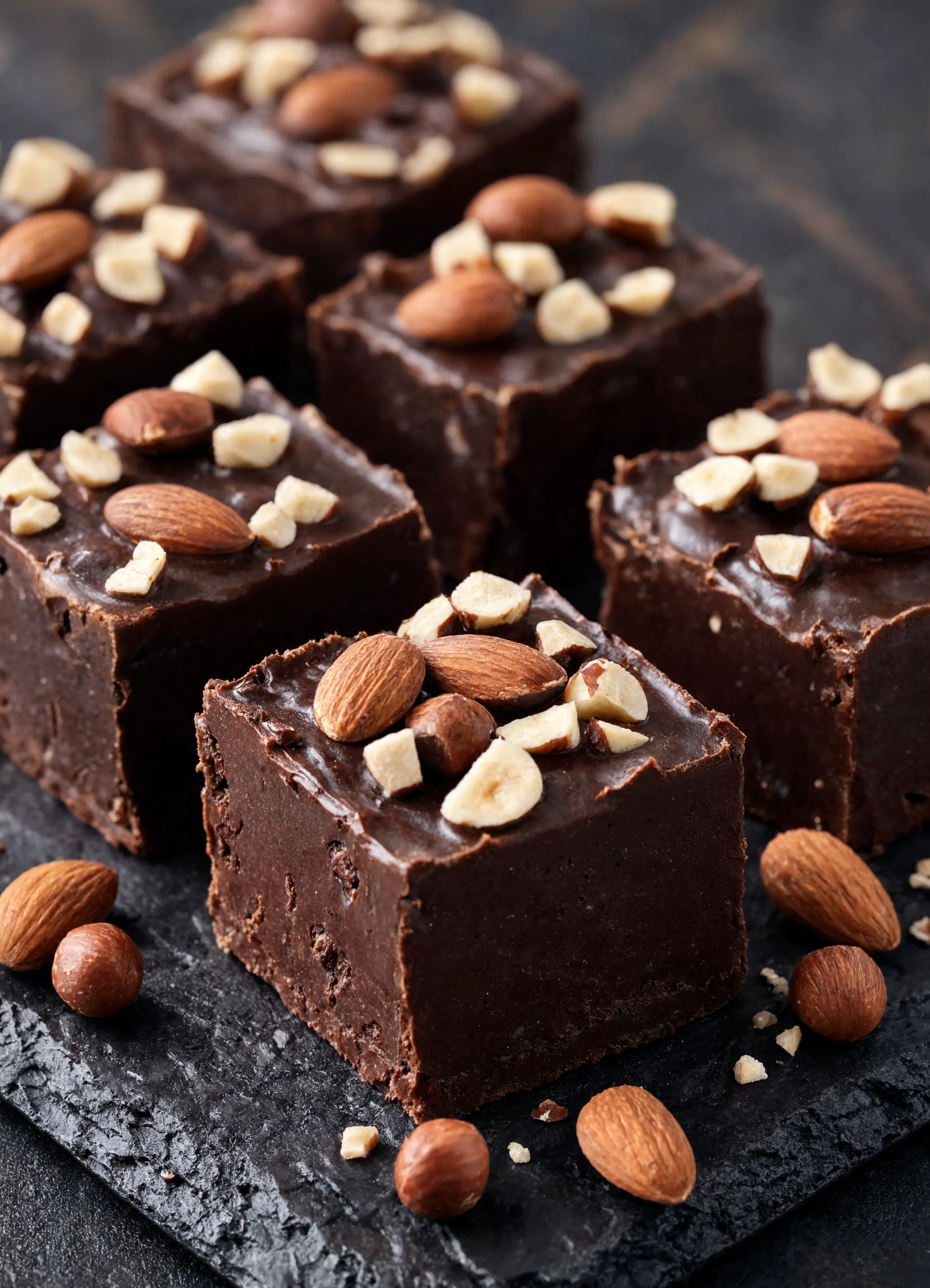 Fudge with Hazelnut Tahini