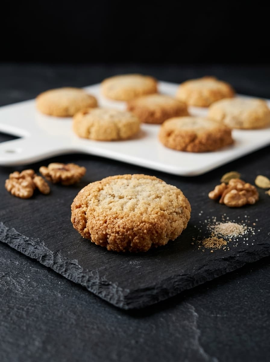 Keto Cardamom Ma'amoul Cookies