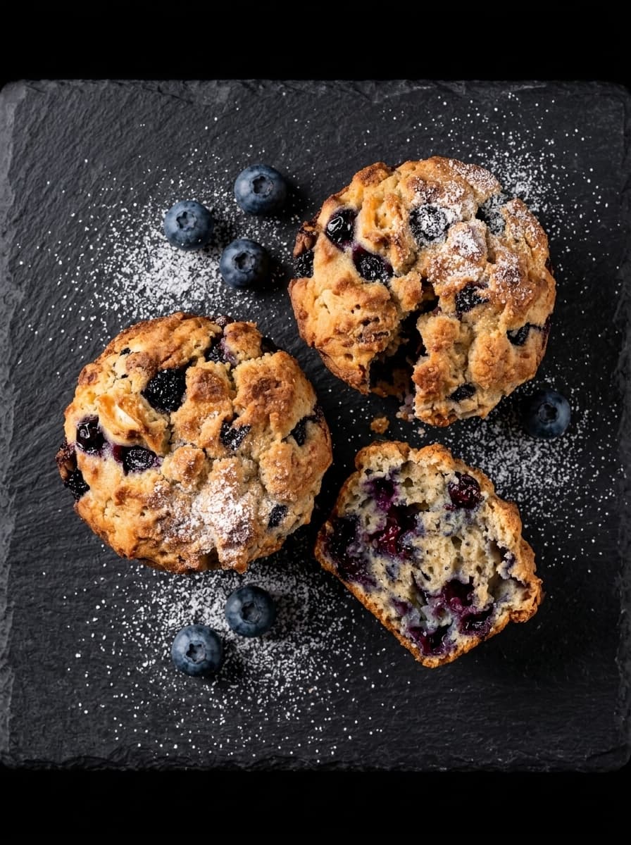 Double Blueberry Muffins