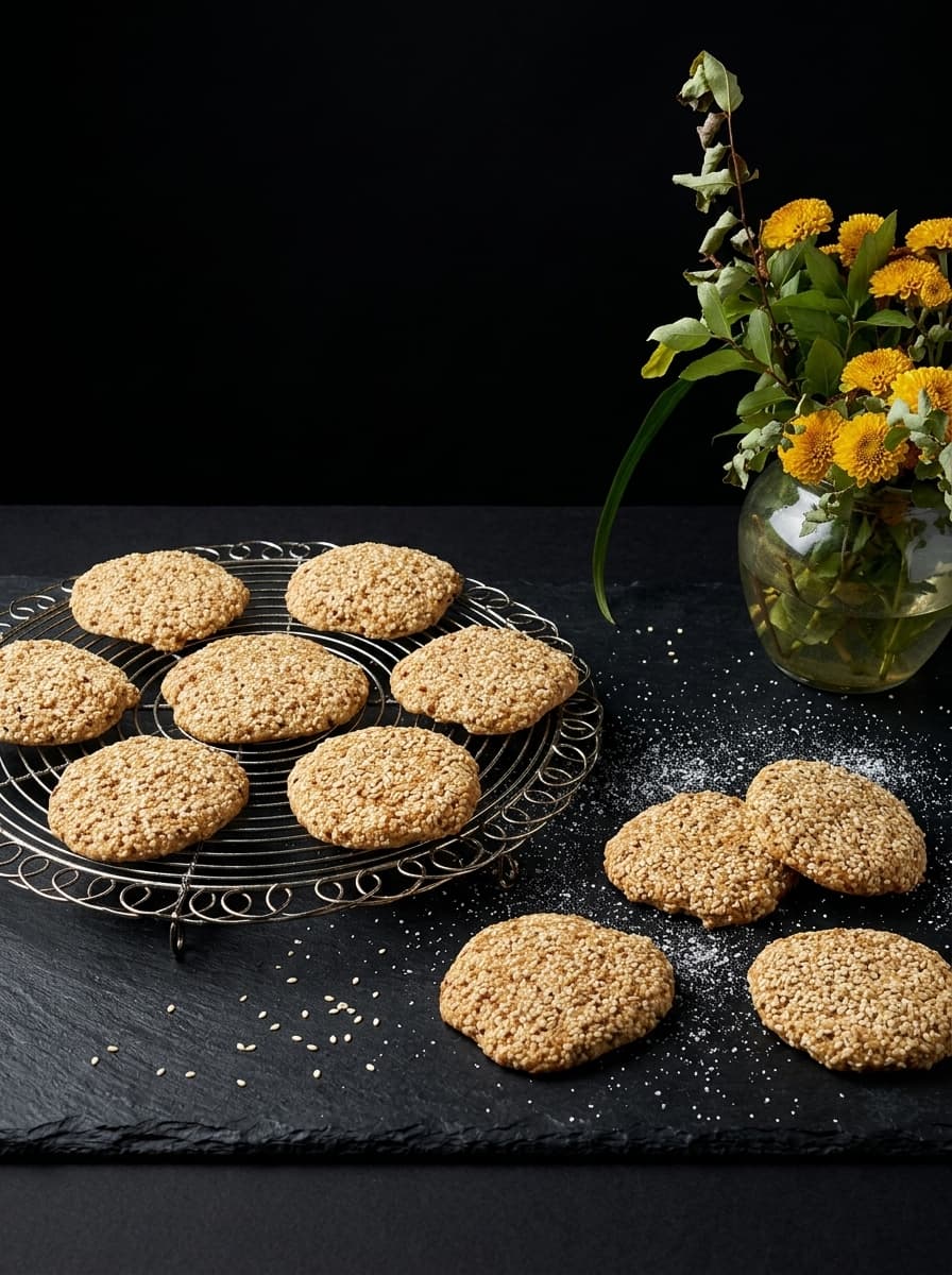 Low-Carb Sesame Cookies