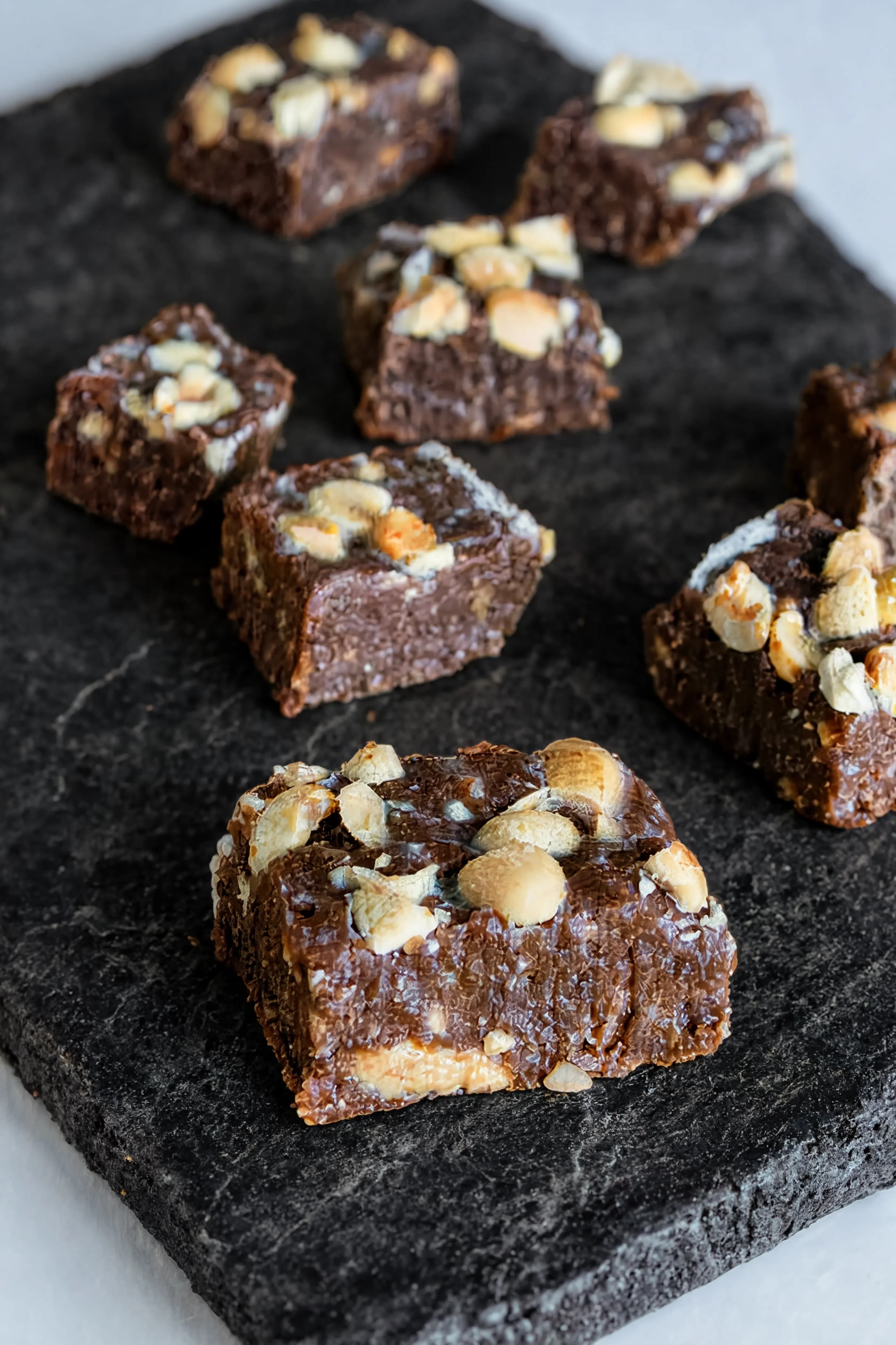 Chocolate Peanut Butter Protein Fudge