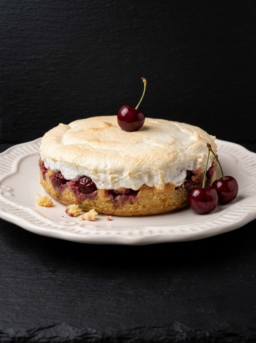 Cherry and Meringue Dessert